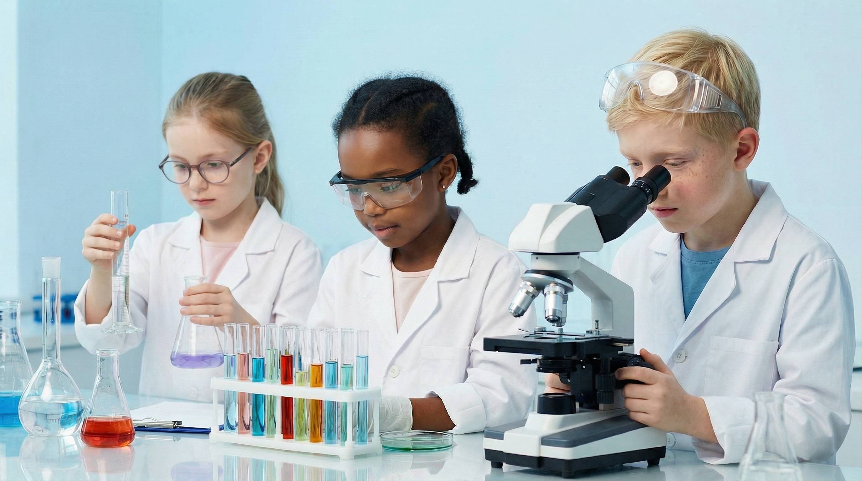 Trinokulárny mikroskop vhodný pre učiteľov