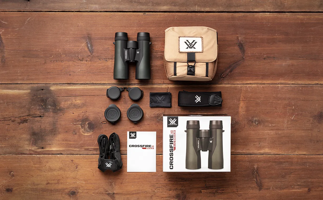 Obsah balenia Crossfire HD 8×42