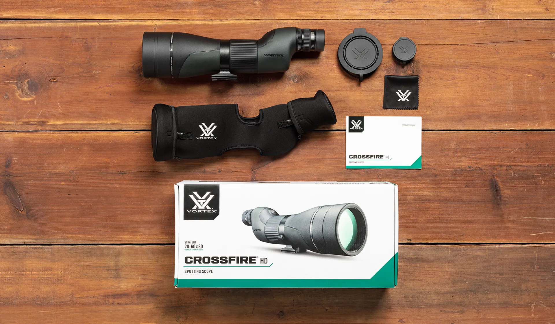 Obsah balenia Crossfire HD 8×42