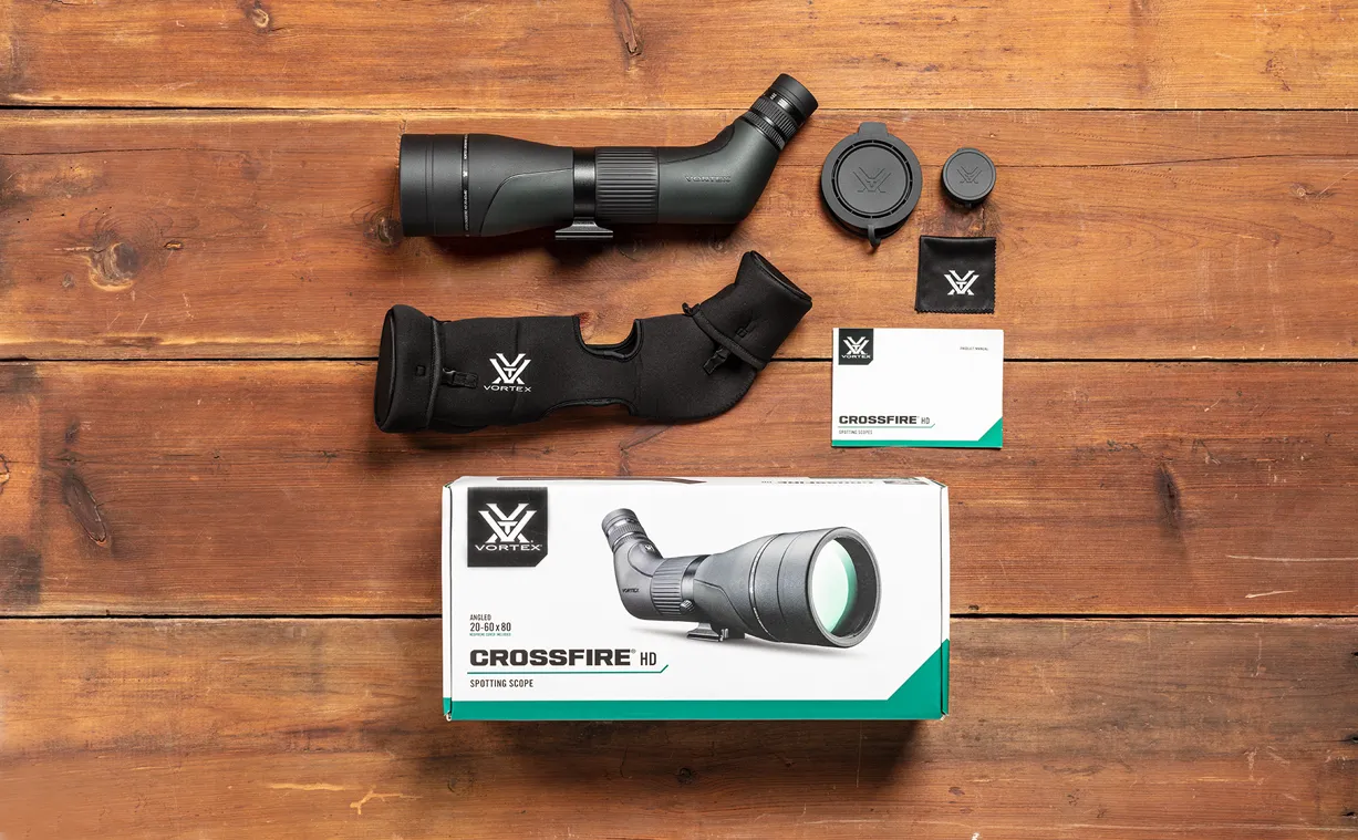 Obsah balenia Crossfire HD 8×42