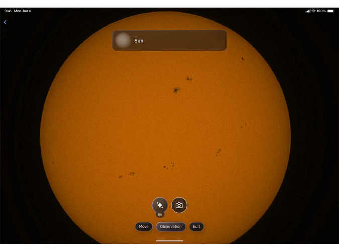 Unistellar Smart Solar Filter pre teleskopy Odyssey a Odyssey Pro