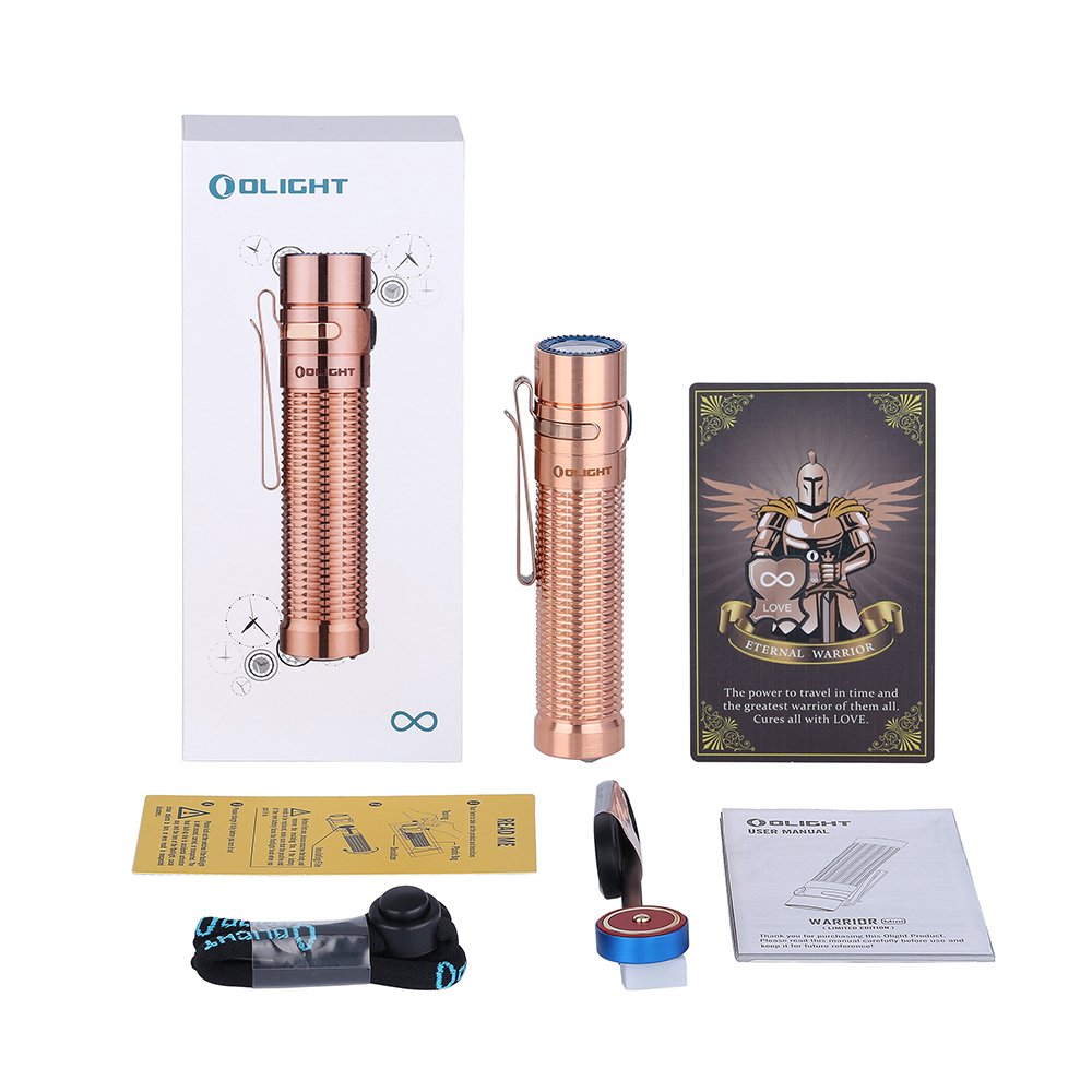 Olight ETERNAL 2 Cu Warrior Mini Cu 銅 Olight Warrior Mini 2 Four Elements Ti Rechargeable LED