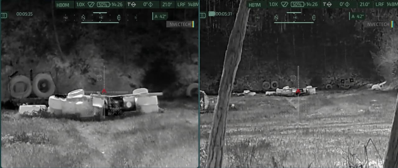 Nvectech Defender 660L — porovnanie wide a narrow zorného poľa Dual FOV objektívu