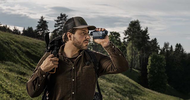 Široké zorné pole pre skenovanie terénu