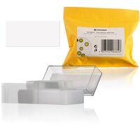 Krycie sklíčka BRESSER 24×50 mm z borosilikátového skla – 100 ks