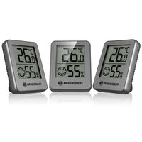 Sada termo-hygrometrov BRESSER ClimaTrend Hygro – 3 ks