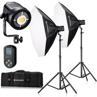 LED Sada BRESSER BR-80SL COB 80 W Dual Kit so softboxmi
