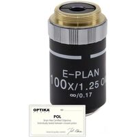 Objektív optiky M-148P, 100x/1,25 (OIL/WATER), nekonečno, plán, POL, ( B-383POL)