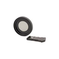 Euromex BS.9660, Polarizačná súprava: analyzátor pod hlavou a polarizátor na svietidle