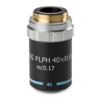 Euromex Objektiv 40x/0,65 plán, fáza, nekonečno, BB.7740 (BioBlue.lab)