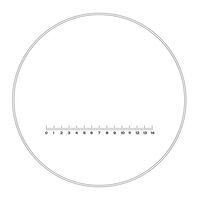 Motic Mikrometerstrichplatte Strichplatte 70/14mm, Ø23mm (SMZ-140)