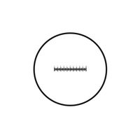 Motic Mikrometerstrichplatte Strichplatte Skala (10mm in 100 Teilen), (Ø25mm)