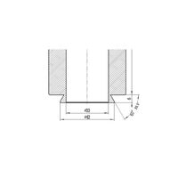 ToupTek Kamera-Adapter 0.8x C-mount Adapter kompatibel mit Evident (Olympus) Mikroskopen U-TV0.80XC