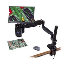 Optika Mikroskop IS-4K3, zoom optika 1×–18×, automatické zaostrenie, 8 MP, 4K Ultra HD, pantografový statív, 15,6" displej