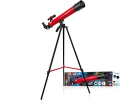 Bresser Junior Space Explorer 45/600 AZ - achromatický refraktor, Farba: Red