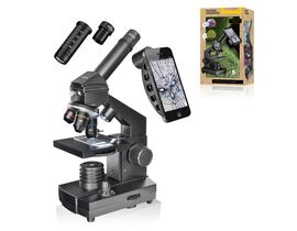 National Geographic 40x-1280x Mikroskop s držiakom na smartfón