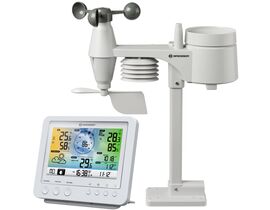 WLAN farebná meteostanica BRESSER s 5-v-1 profi senzorom – biela