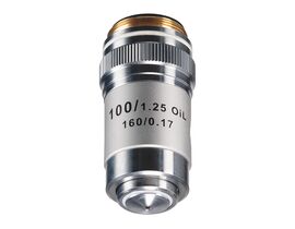 Achromatický objektív BRESSER 100x/olej/1,25 s pružinou