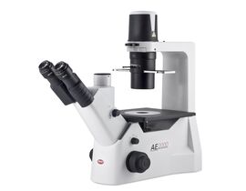 Motic Inverzný mikroskop AE2000, trinokulárny, infinity, 40×–400×, fázový kontrast, halogén 30W