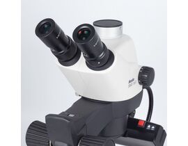 Motic Zoom-stereomikroskop GM-161, trinokulárny, fluorescenčný, 7,5×–45×, prac. vzdialenosť 110 mm