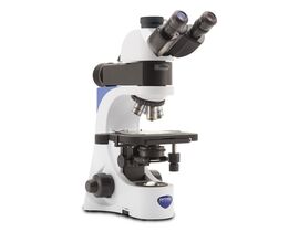 Optika Mikroskop B-383MET, trinokulárny, metalografický, dopadajúce aj prechádzajúce svetlo, W-PLAN IOS, 50×–500×
