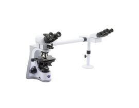 Optika Mikroskop B-510-2, diskusný, trinokulárny, dvojhlavý, IOS W-PLAN, 40×–1000×, EU verzia