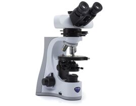 Optika Mikroskop B-510POL, polarizačný, prechádzajúce svetlo, trinokulárny, IOS W-PLAN POL, 40×–400×, EU verzia