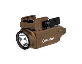 Svetlo na zbraň Olight Baldr S 800 lm Desert Tan – zelený laser   
