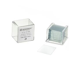 Krycie sklíčka BRESSER 22 × 22 mm – 100 ks