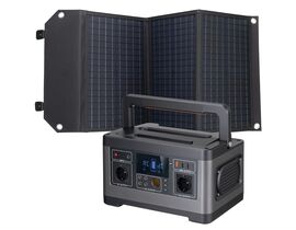 Sada BRESSER Mobile Power-Station 500 W + solárna nabíjačka 60 W