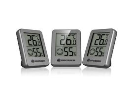 Sada termo-hygrometrov BRESSER ClimaTrend Hygro – 3 ks