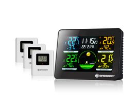 Termo-hygrometer BRESSER Quadro NLX s 3 vonkajšími senzormi