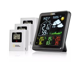 NATIONAL GEOGRAPHIC VA Farebná meteorologická stanica s LCD displejom vrátane 3 senzorov