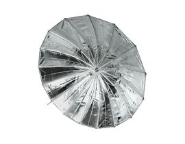 Reflexný dáždnik BRESSER SM-09 jumbo strieborný/čierny 162 cm