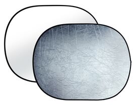 Faltreflektor BRESSER BR-TR8 2v1 strieborný/biely 90 × 120 cm
