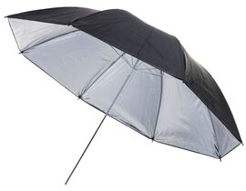 Reflexný dáždnik BRESSER BR-BS110 čierny/strieborný 110 cm