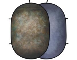 Falthintergrund BRESSER BR-FB1017 150 × 200 cm – hnedý/modrý
