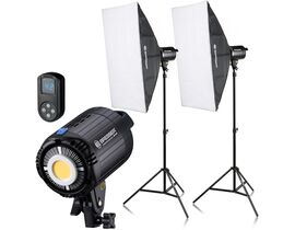 LED svetelná sada BRESSER BR-60S COB 60 W so softboxmi