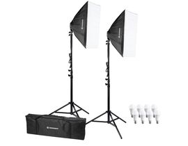 Denné LED svetlo BRESSER BR-2845 so softboxami