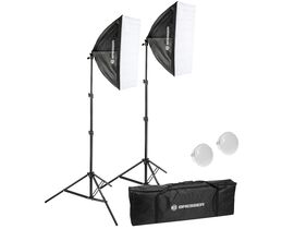 LED svetelná Sada BRESSER BR-225B s softboxmi 50 × 70 cm