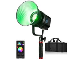 COB LED svetlo BRESSER BR-135RGB s reflektorom