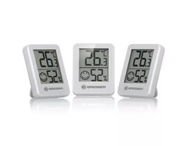 BRESSER ClimaTrend Hygro Indikator 3er-Set Thermo-Hygrometer