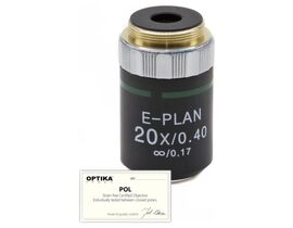 Optika Objektiv 20x/0.40, infinity, N-plan, POL, (B-383POL), M-146P