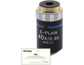 Optika Objektiv 40x/0.65, infinity, N-plan, POL,  ( B-383POL), M-147P