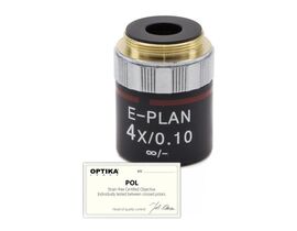 Optika Objektiv 4x/0.10, infinity, N-plan, POL, M-144P  (B-383POL)