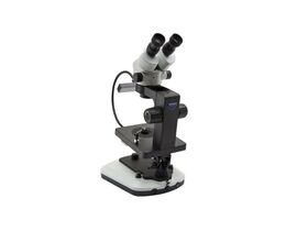 Optika Zoom-stereomikroskop OPTIGEM-10, binokulárny, BF/DF, Greenough, pracovná vzdialenosť 100 mm, 10×/21 mm, 0,7×–4,5×
