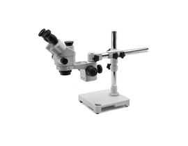 Optika Zoom-stereomikroskop SLX-5, trinokulárny, 7×–45×, FN 21, pracovná vzdialenosť 100 mm
