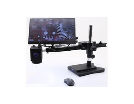 Optika Mikroskop IS-4K2, zoom optika 1×–18×, automatické zaostrenie, 8 MP, 4K Ultra HD, závesný statív, 15,6" displej