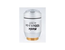 Motic CCIS® Plan FLUOR Objektiv PL UC FL, 100X / 1.3 (Feder/Öl), wd 0.1mm, infinity