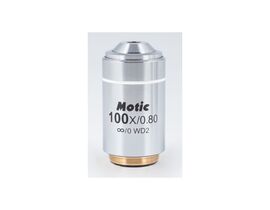 Motic Objektiv 100x/0,8 (AA=2mm), CCIS LM Plan achro. invers